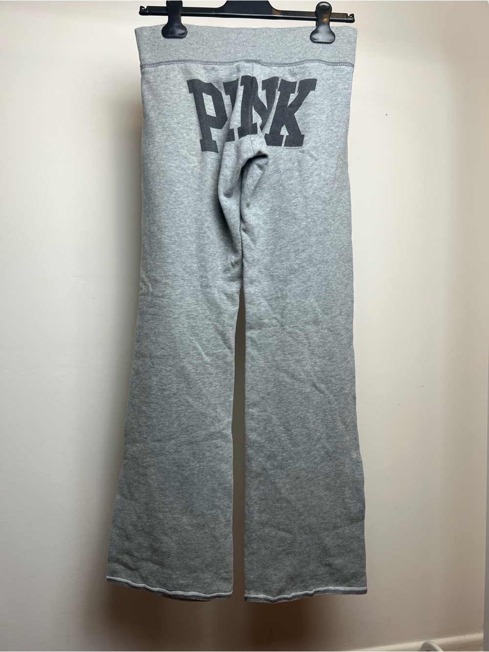 PINK Victoria'a Secret Gray Wide Leg Sweatpants - Picture 3 of 6